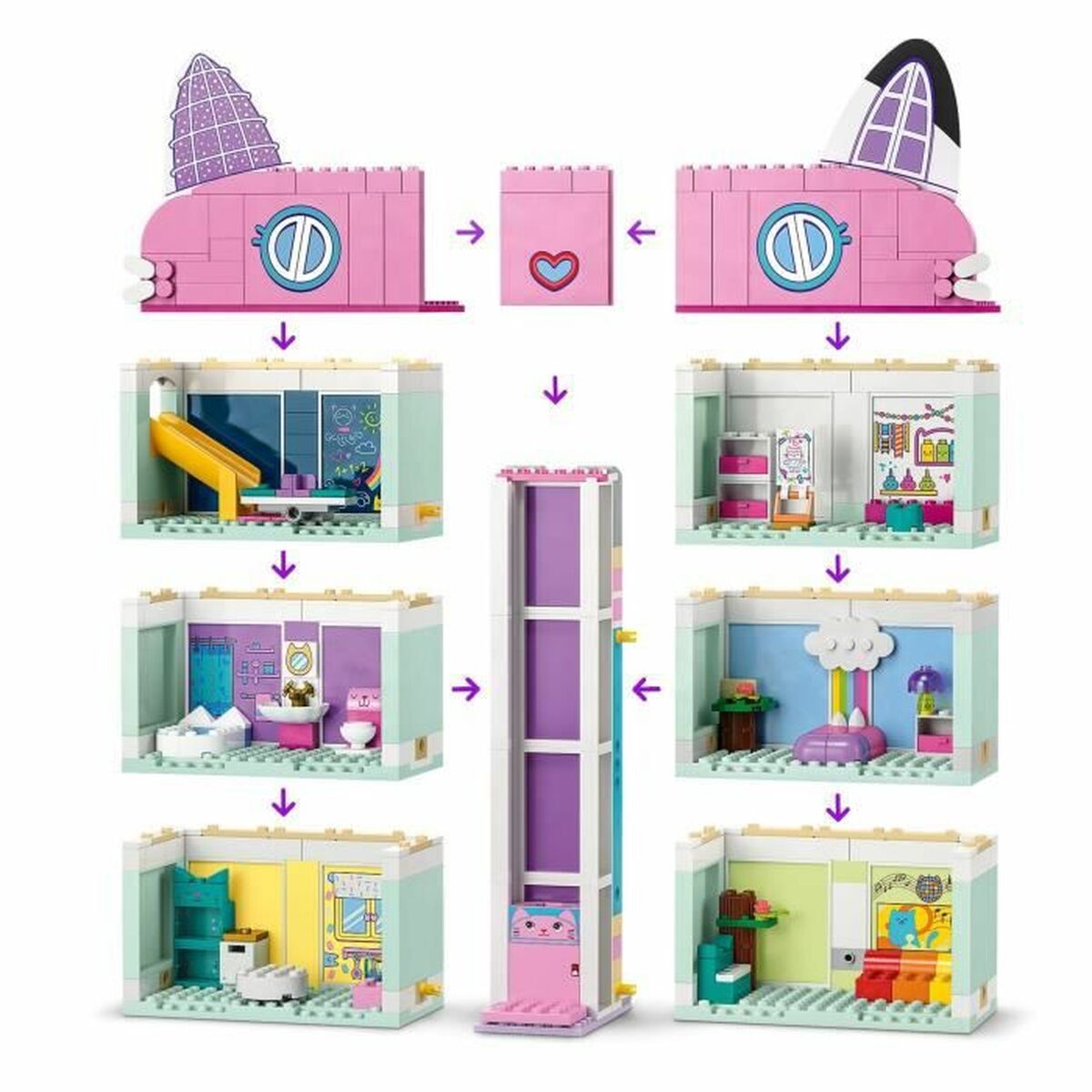 Playset Lego 10788 Cabbys Dollhouse - Jucarii si jocuri, Păpuși și figurine