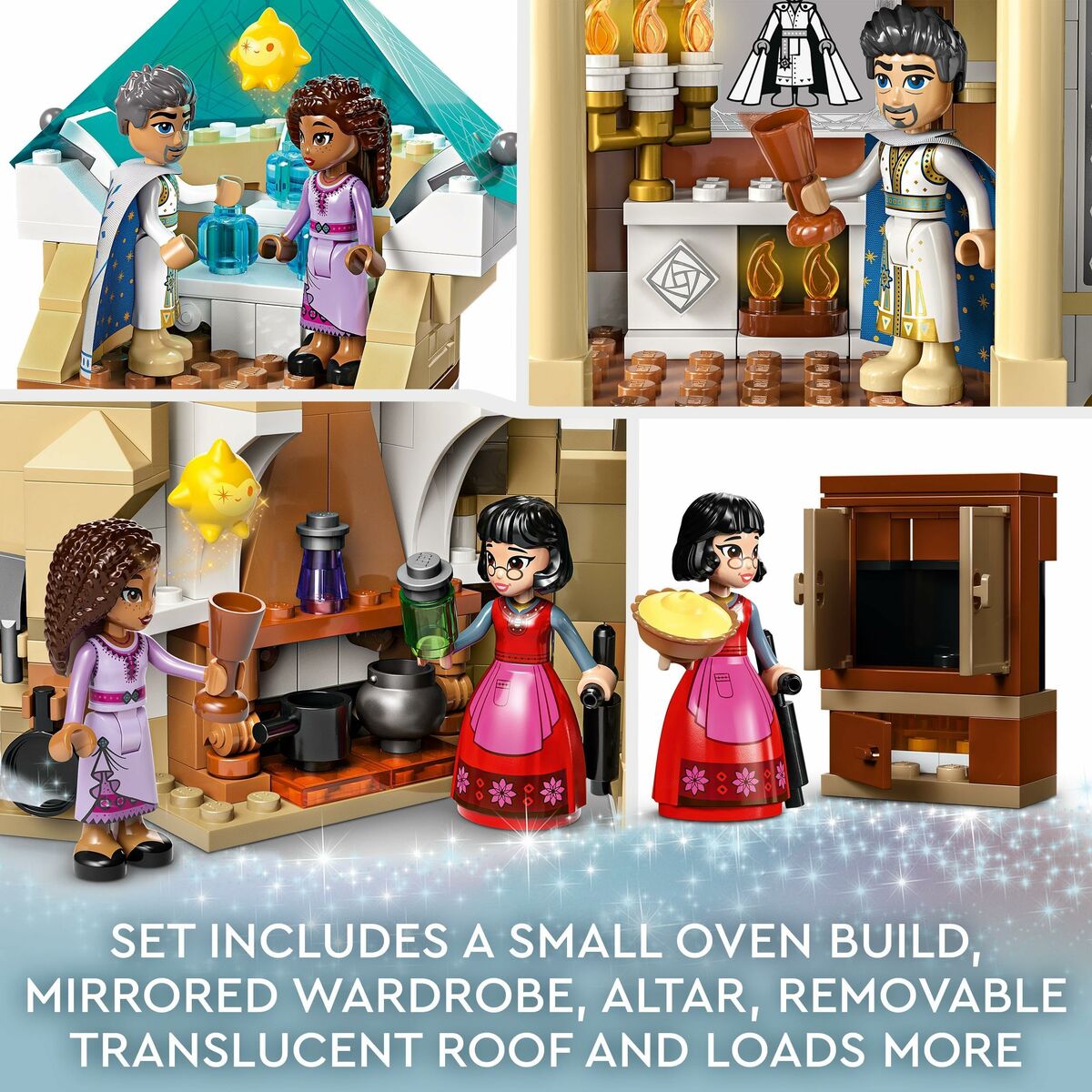 Set de Construcție Lego Disney Wish 43224 King Magnifico's Castle 613 Piese - Jucarii si jocuri