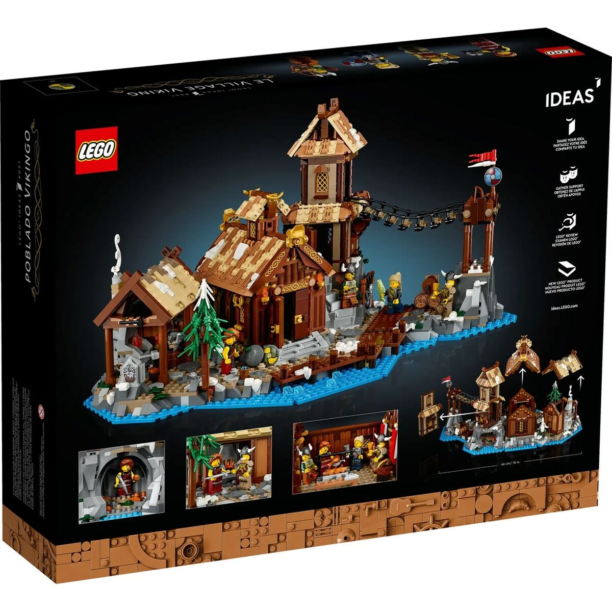 Set de Construcție Lego PUEBLO VIKINGO 2103 Piezas - Jucarii si jocuri