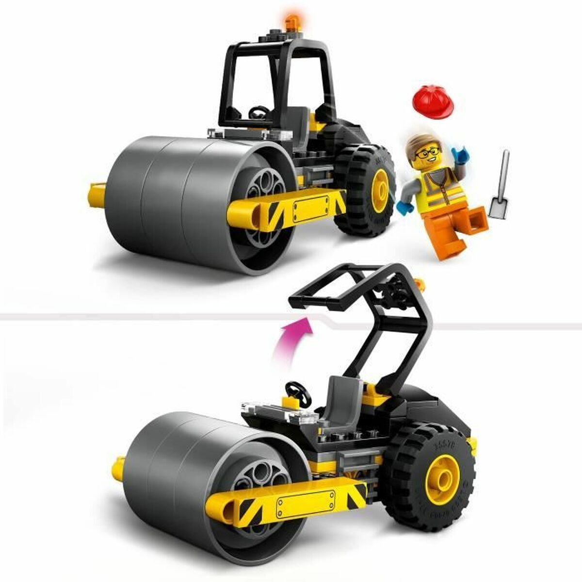 Set de Construcție Lego 60401 Road roller Multicolor - Jucarii si jocuri