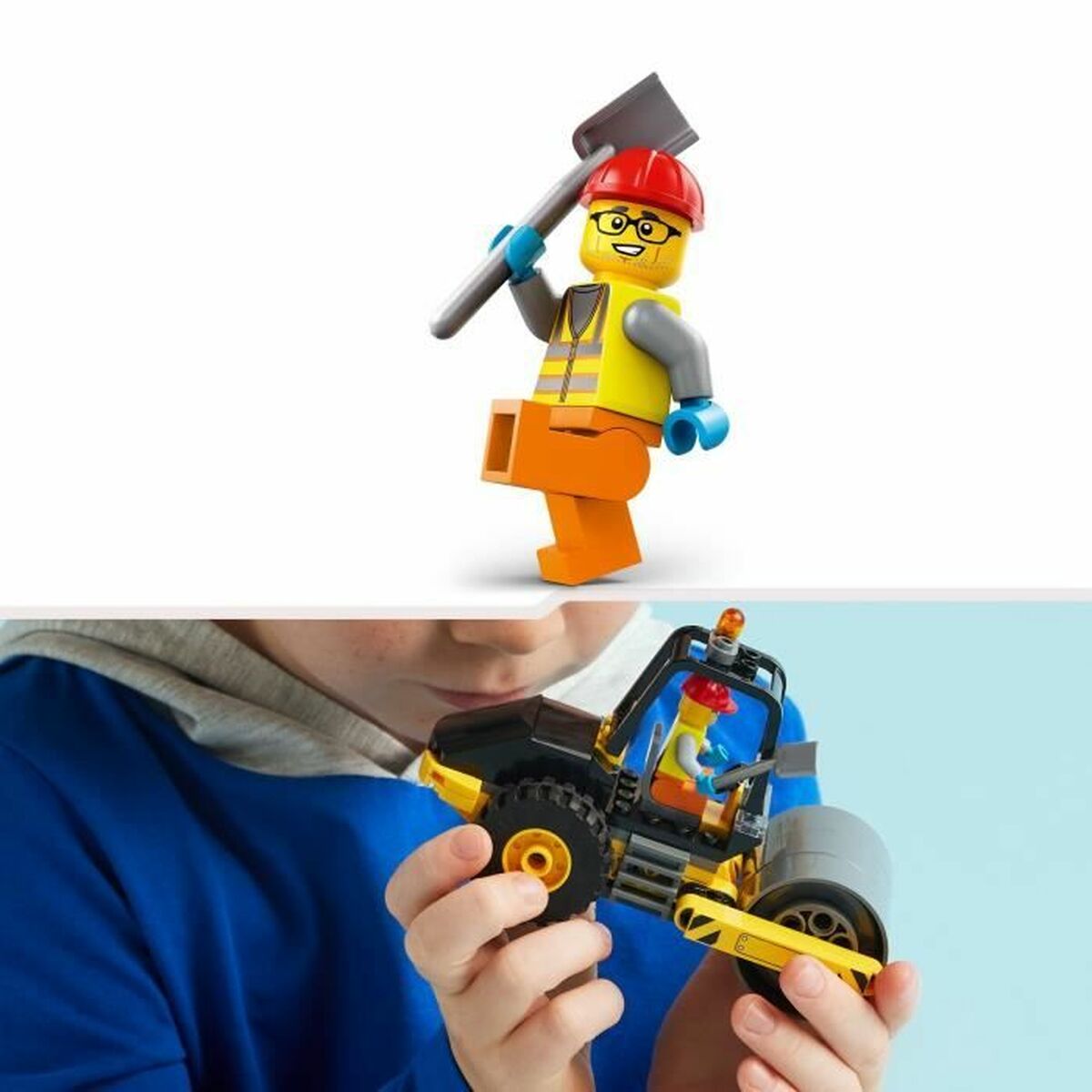 Set de Construcție Lego 60401 Road roller Multicolor - Jucarii si jocuri