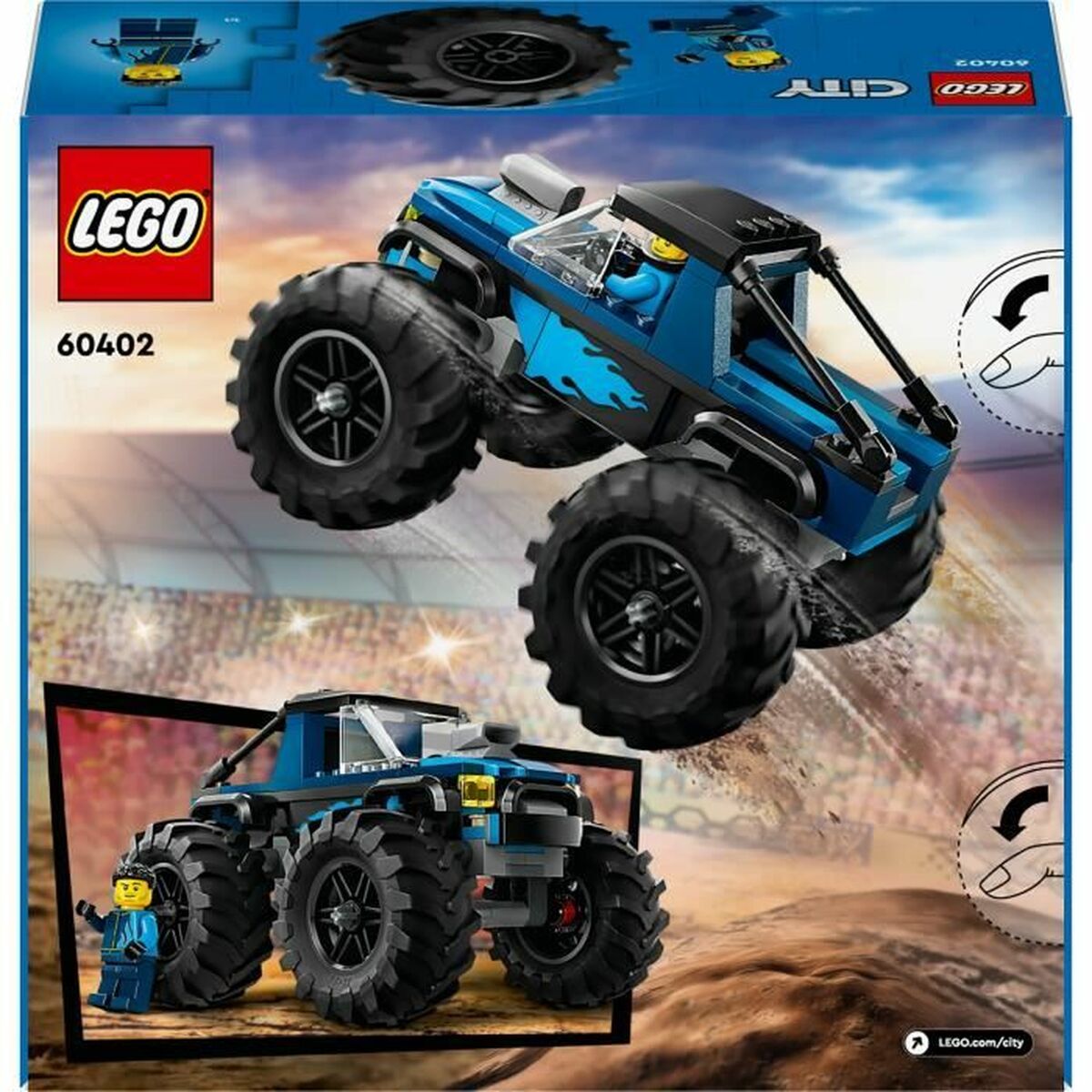 Playset Lego Monster Truck 60402 - Jucarii si jocuri, Păpuși și figurine