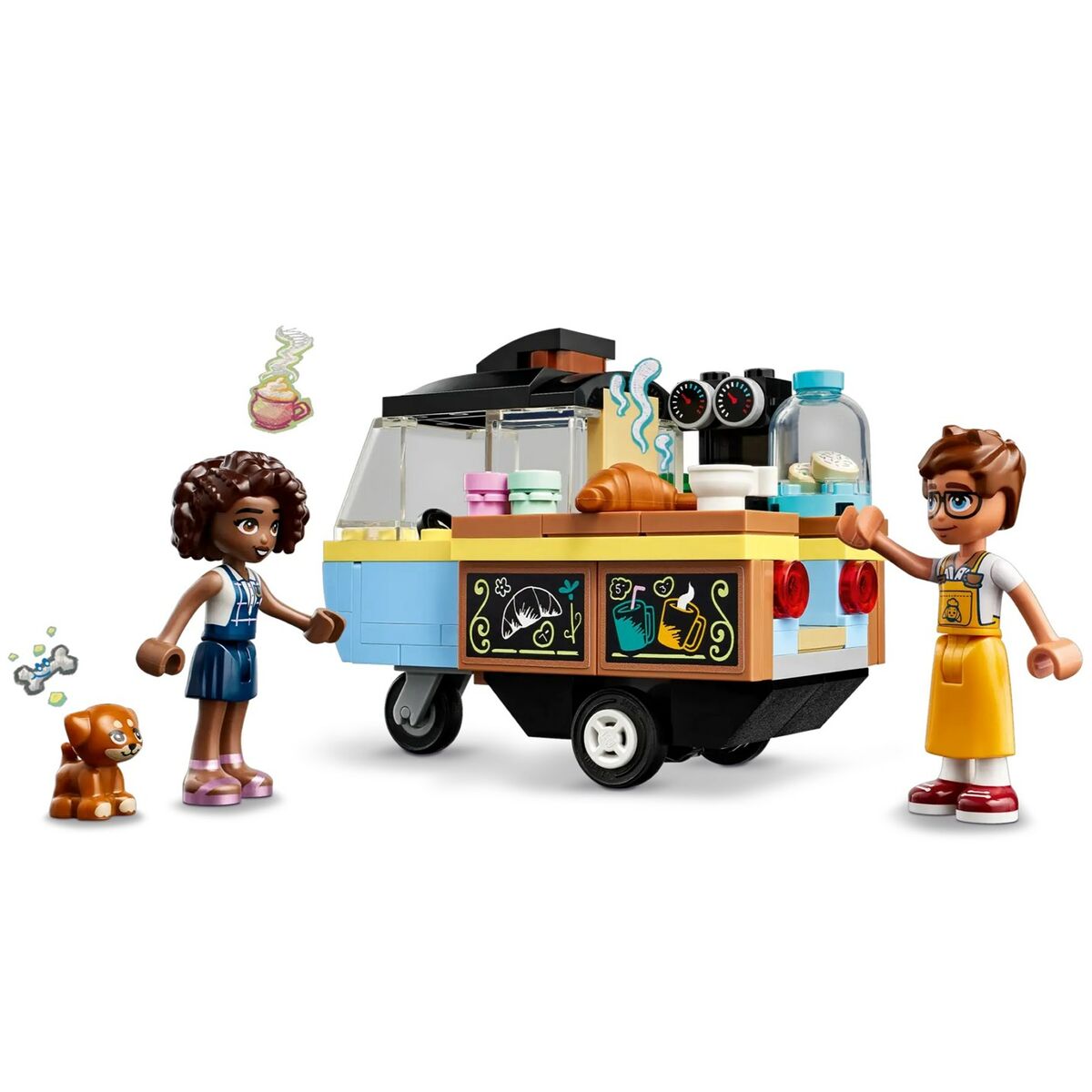 Set de Construcție Lego Carro de Comida de Panadería Móvil Multicolor 125 Piese - Jucarii si jocuri