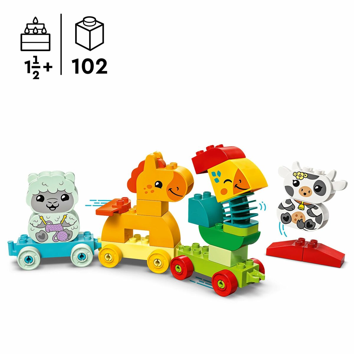 Playset Lego 10412 Animal Train 19 Piese - Jucarii si jocuri, Păpuși și figurine