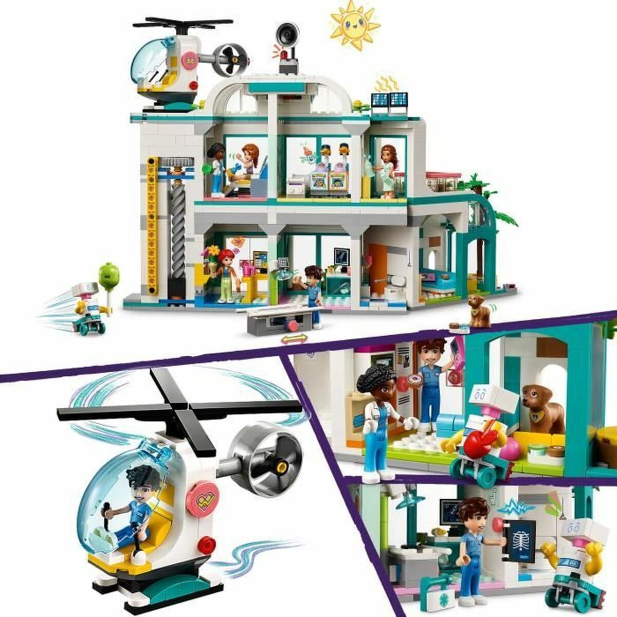 Playset Lego 42621 Heartlake City Hospital - Jucarii si jocuri, Păpuși și figurine