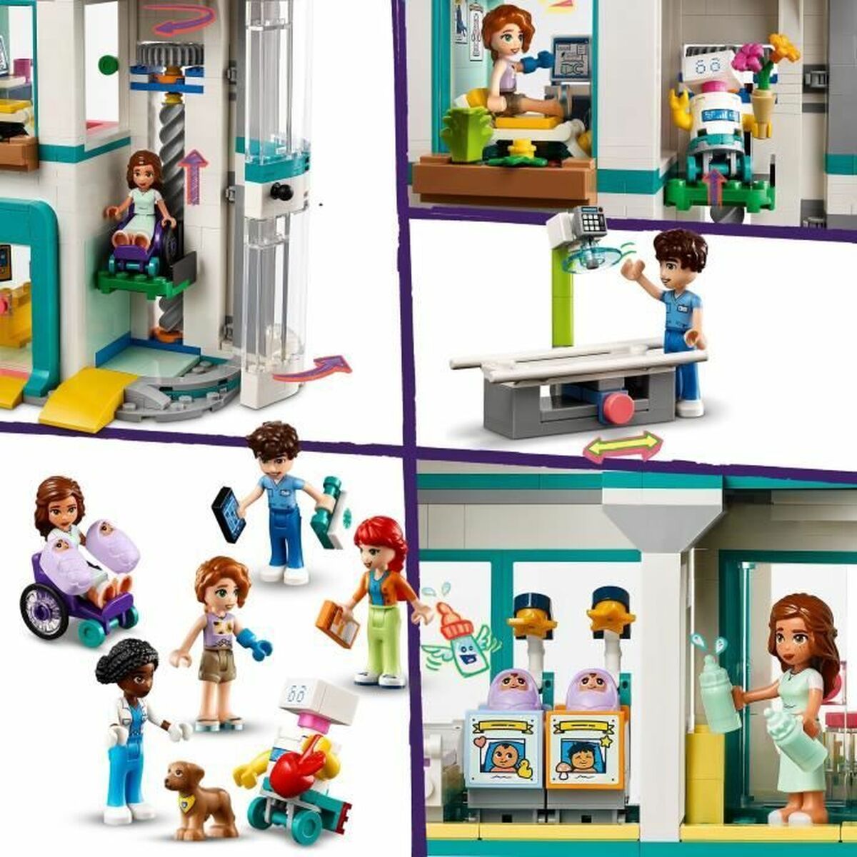 Playset Lego 42621 Heartlake City Hospital - Jucarii si jocuri, Păpuși și figurine