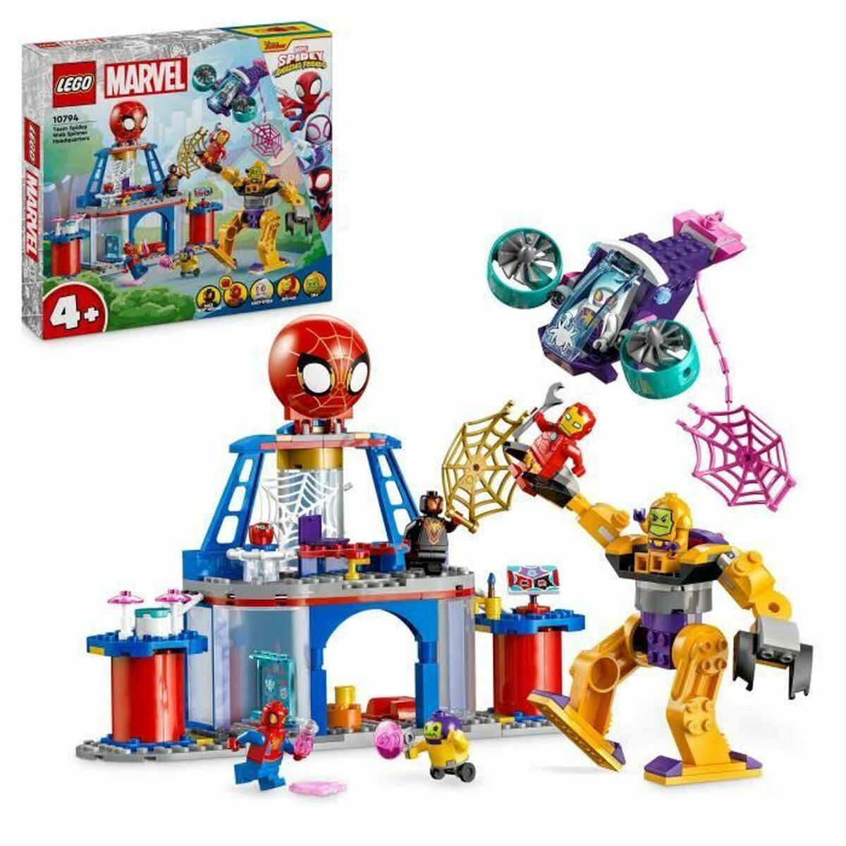 Set de Construcție Lego Marvel Spidey and His Amazing Friends 10794 Team S Multicolor - Jucarii si jocuri