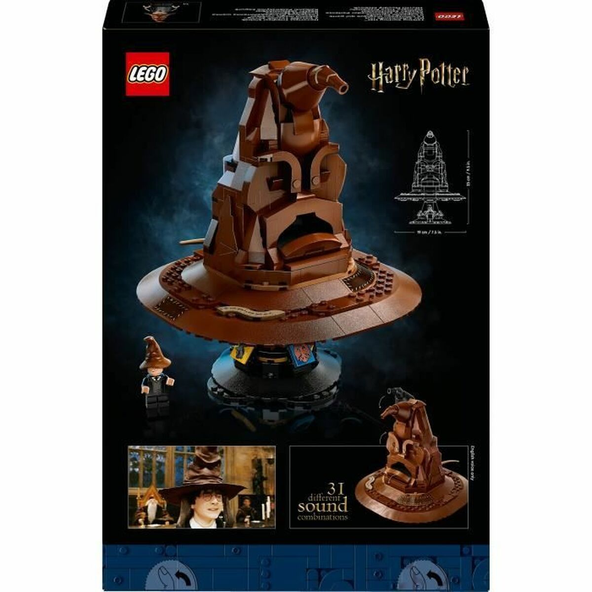Set de Construcție Lego Harry Potter 76429 The Sorting Hat that Talks Multicolor - Jucarii si jocuri