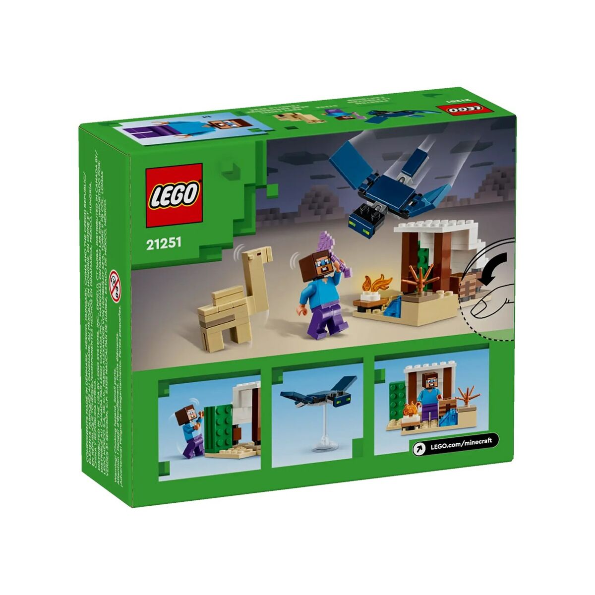 Set de Construcție Lego La Expedición al Desierto de Steve Multicolor 75 Piese - Jucarii si jocuri