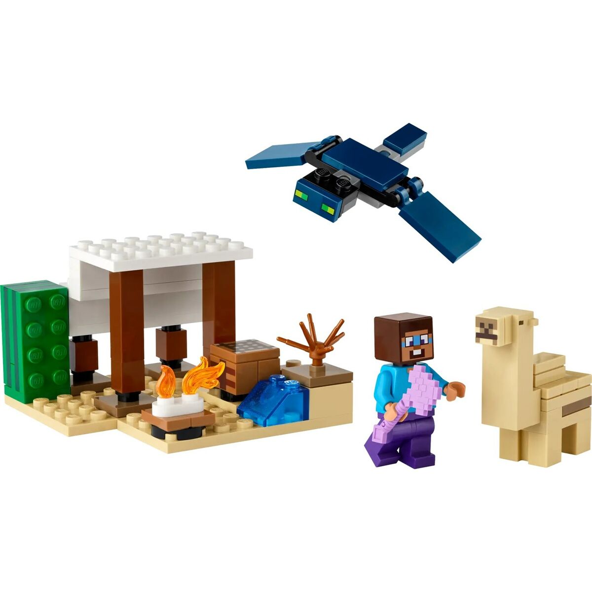 Set de Construcție Lego La Expedición al Desierto de Steve Multicolor 75 Piese - Jucarii si jocuri