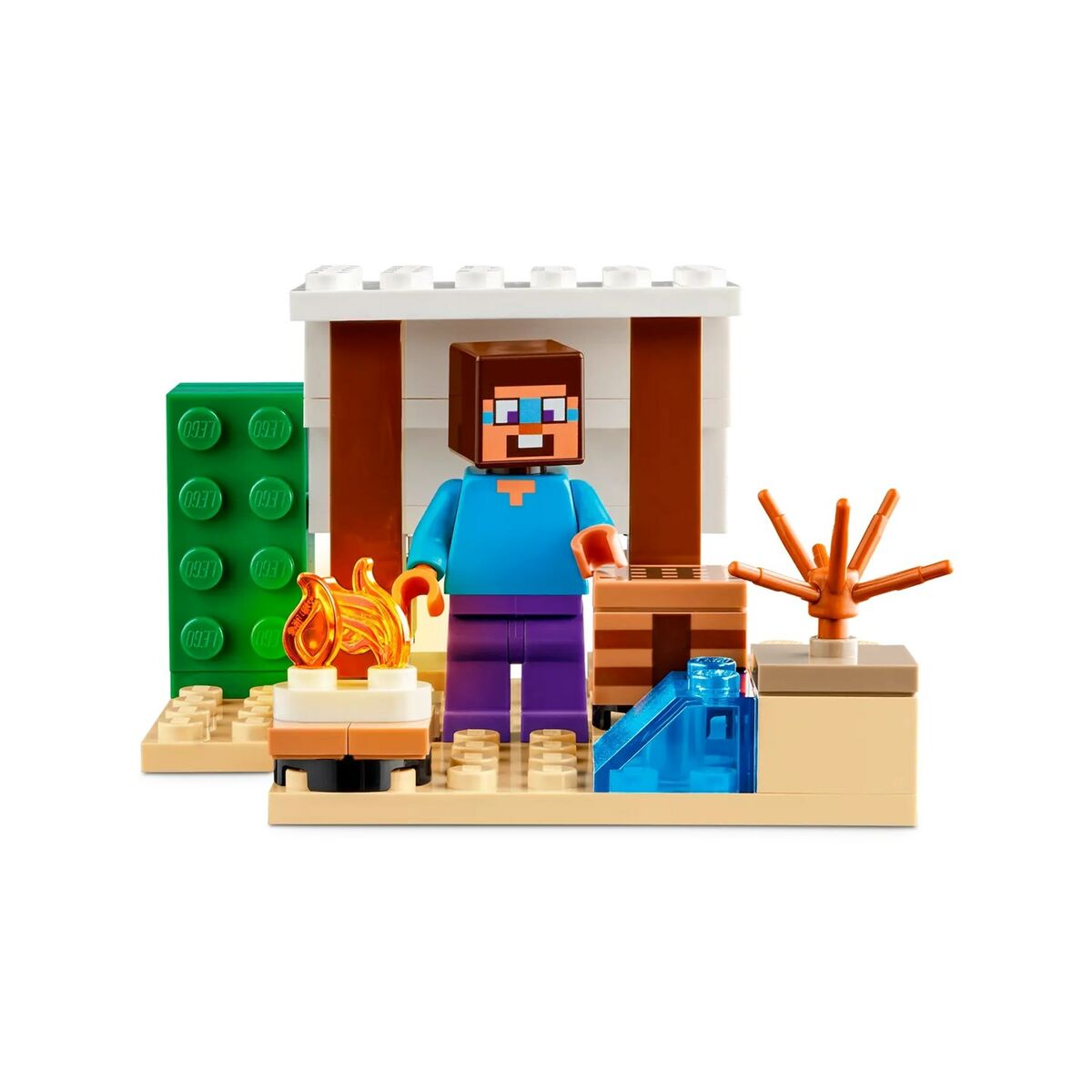 Set de Construcție Lego La Expedición al Desierto de Steve Multicolor 75 Piese - Jucarii si jocuri