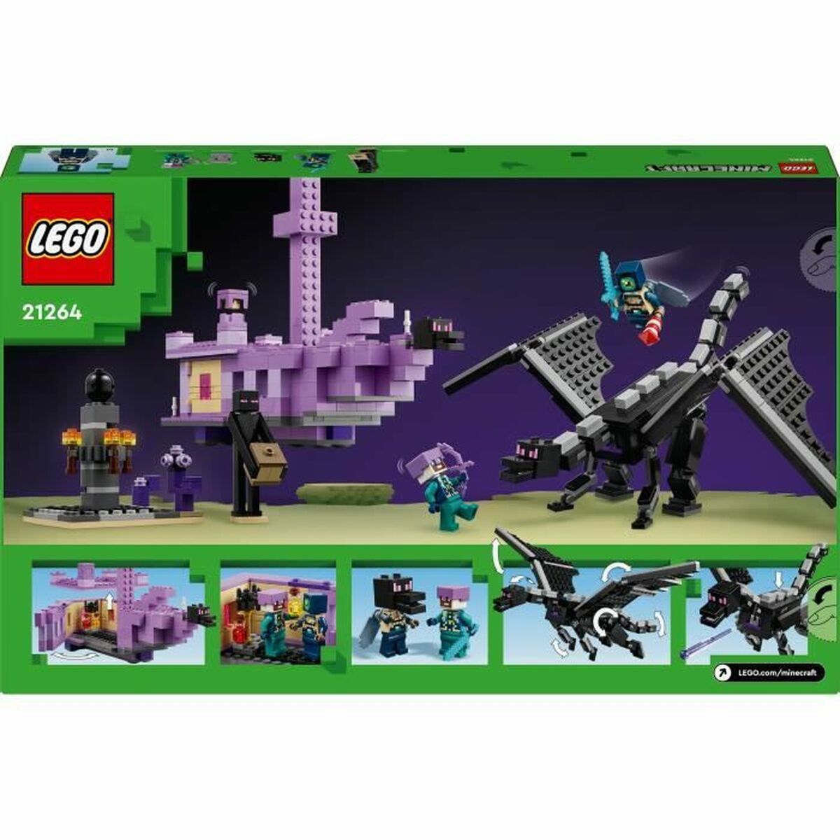 Set de Construcție Lego Ender Dragon & Ship Multicolor - Jucarii si jocuri