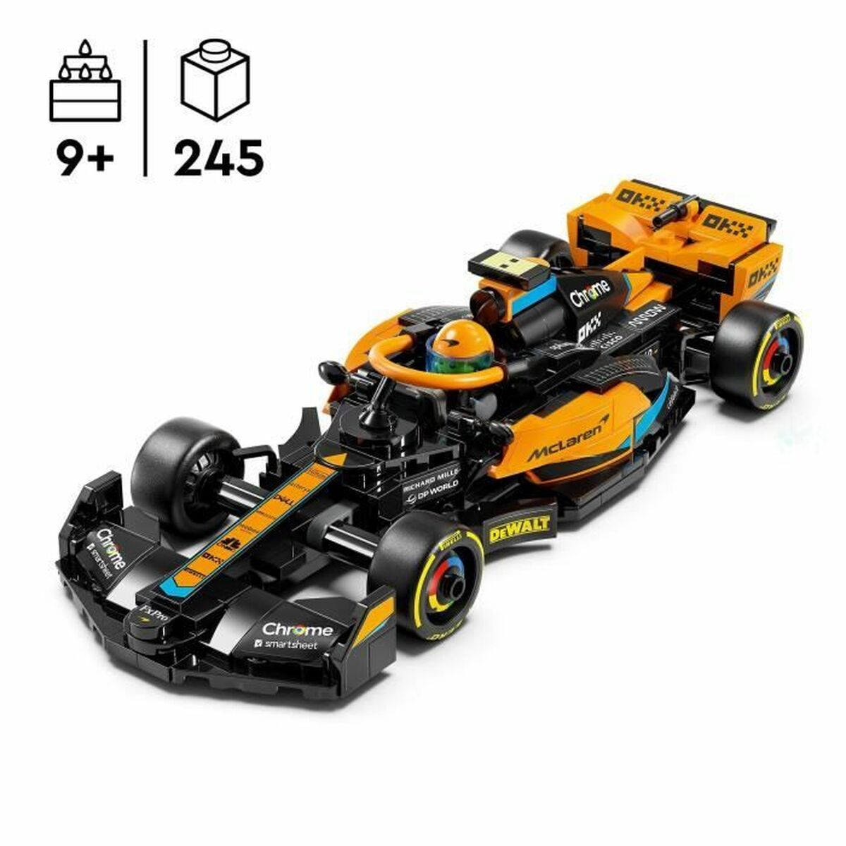Set de Construcție Lego 76919 F1 McLaren 2023 Multicolor 245 Piese - Jucarii si jocuri