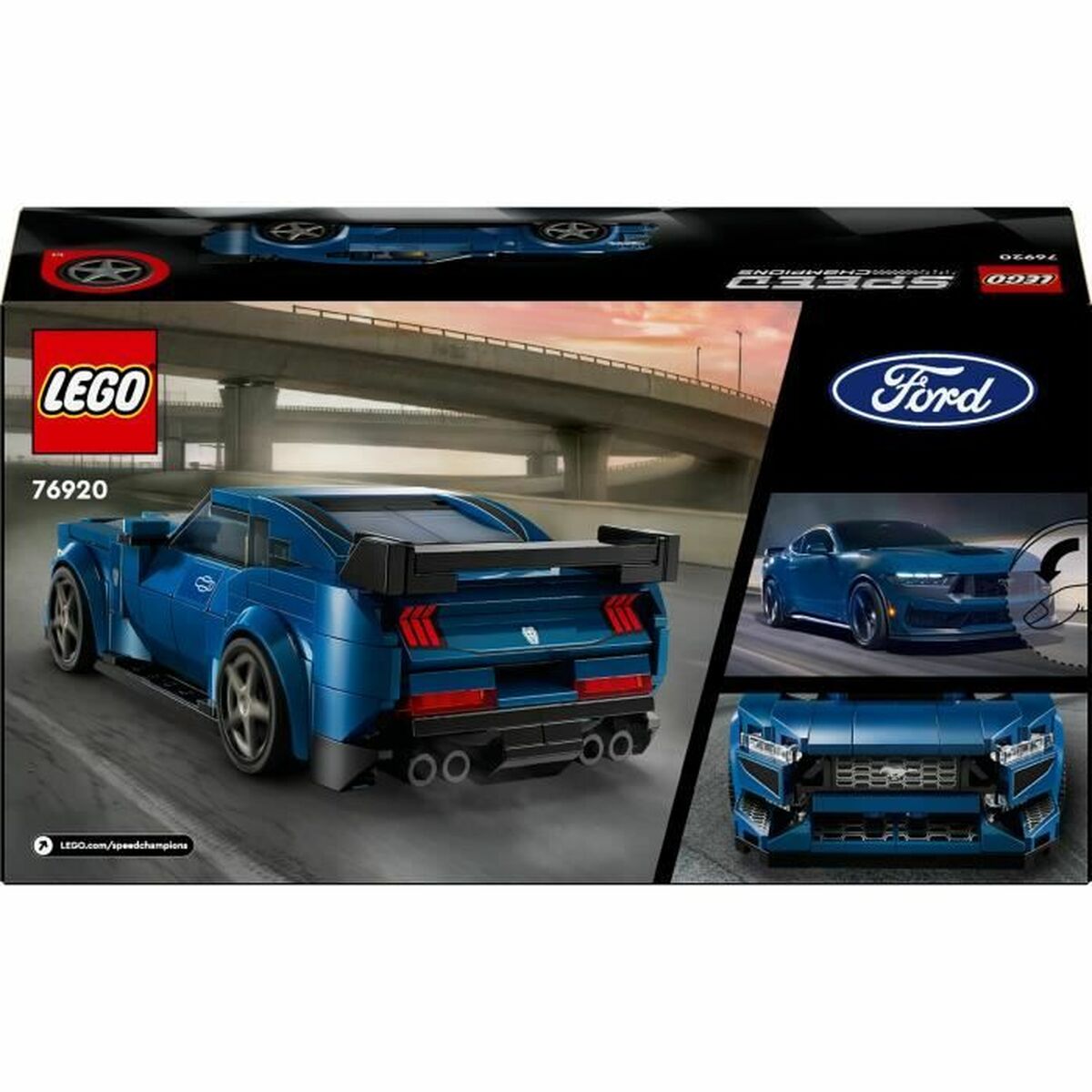 Set de Construcție Lego Ford Mustang Dark Horse Multicolor 344 Piese - Jucarii si jocuri
