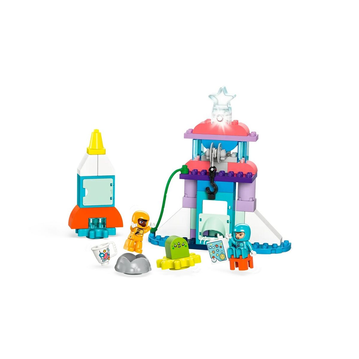 Playset Lego 10422 3 in 1 Space Shuttle Adventure 58 Piese - Jucarii si jocuri, Păpuși și figurine