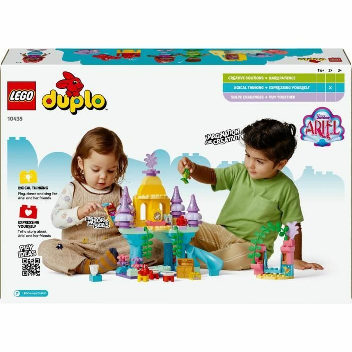 Set de Construcție Lego Disney 10435 Ariel's Magical Underwater Palace Multicolor 116 Piese - Jucarii si jocuri