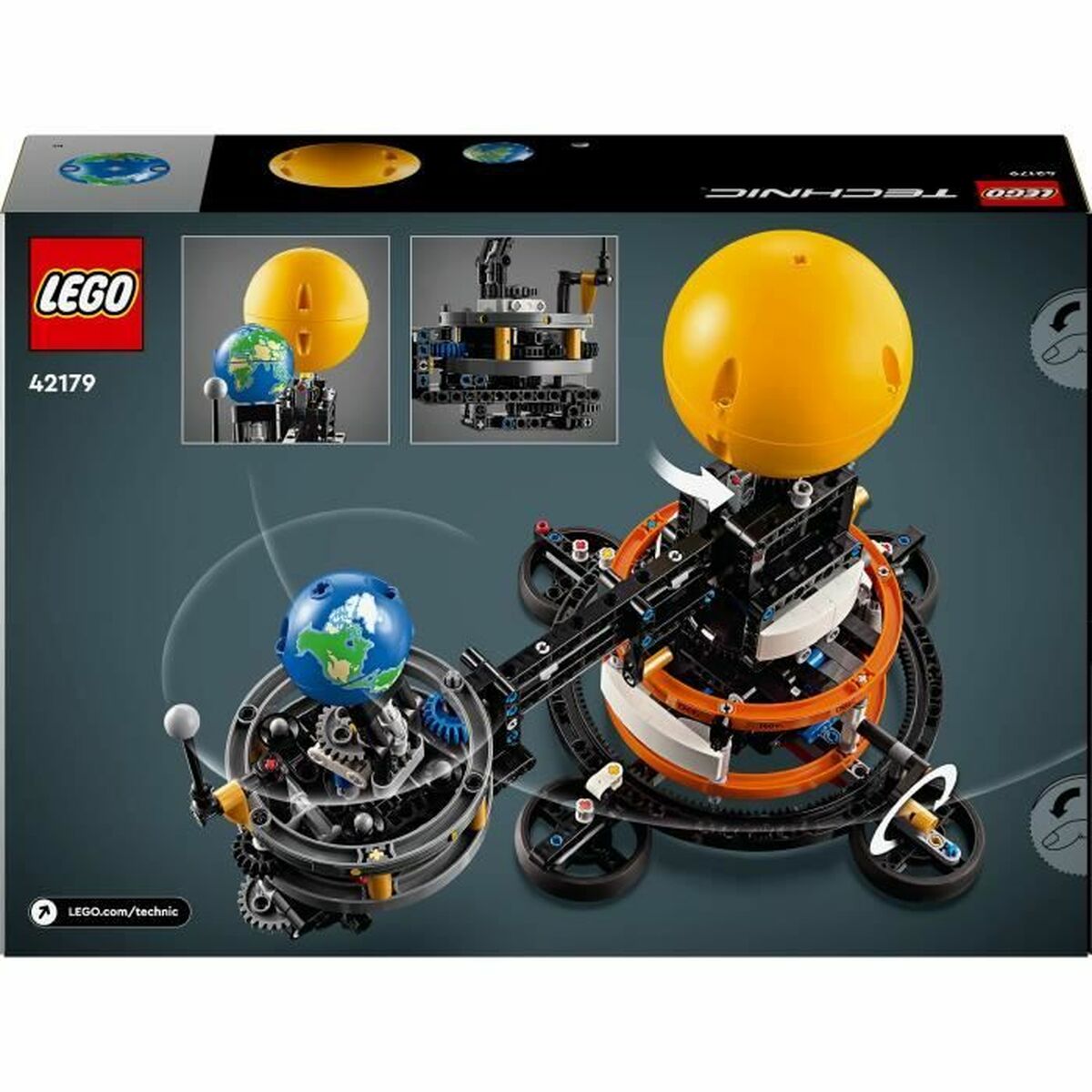 Set de Construcție Lego Technic 42179 Planet Earth and Moon in Orbit Multicolor - Jucarii si jocuri