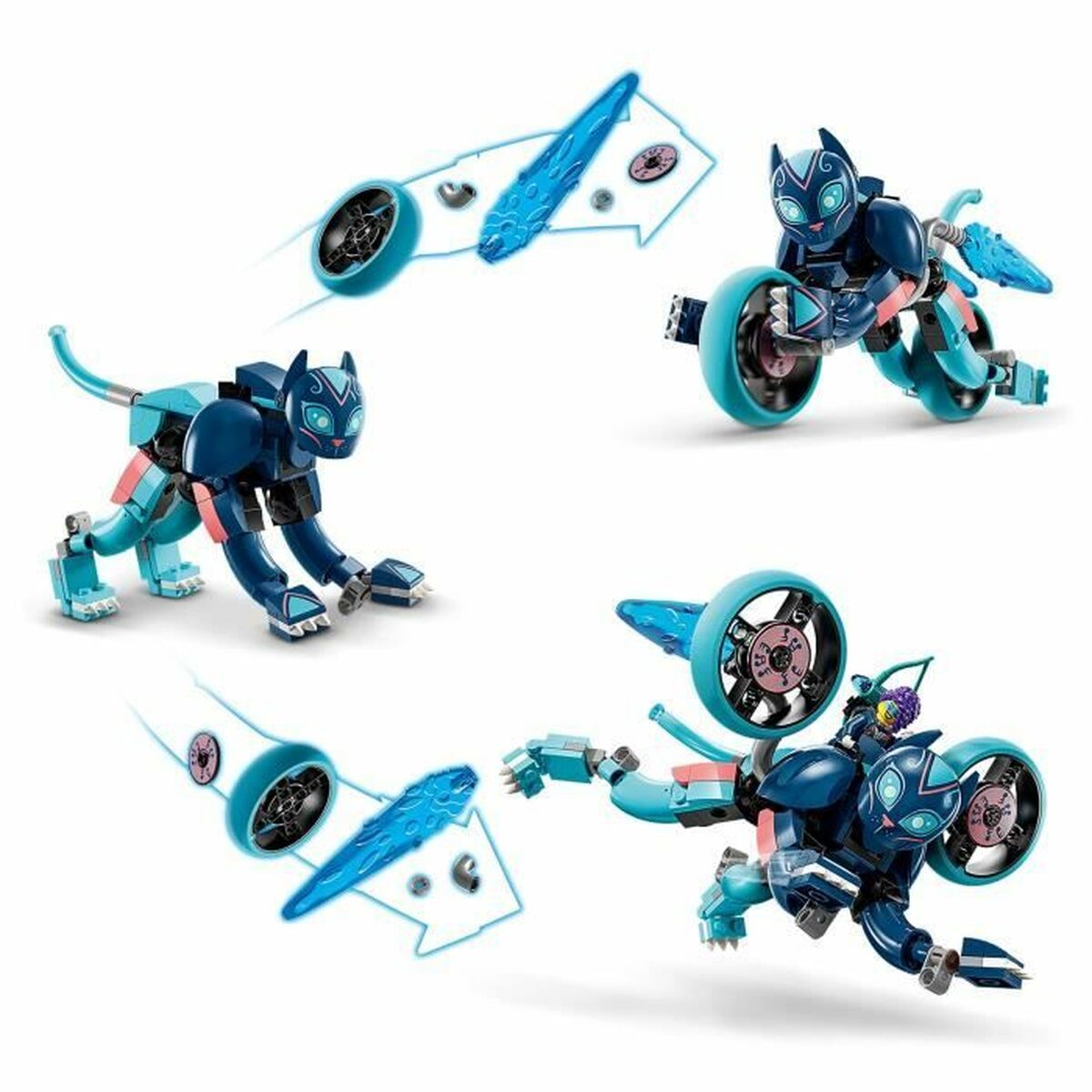 Set de Construcție Lego Zoey's Cat-Motorcycle Multicolor - Jucarii si jocuri