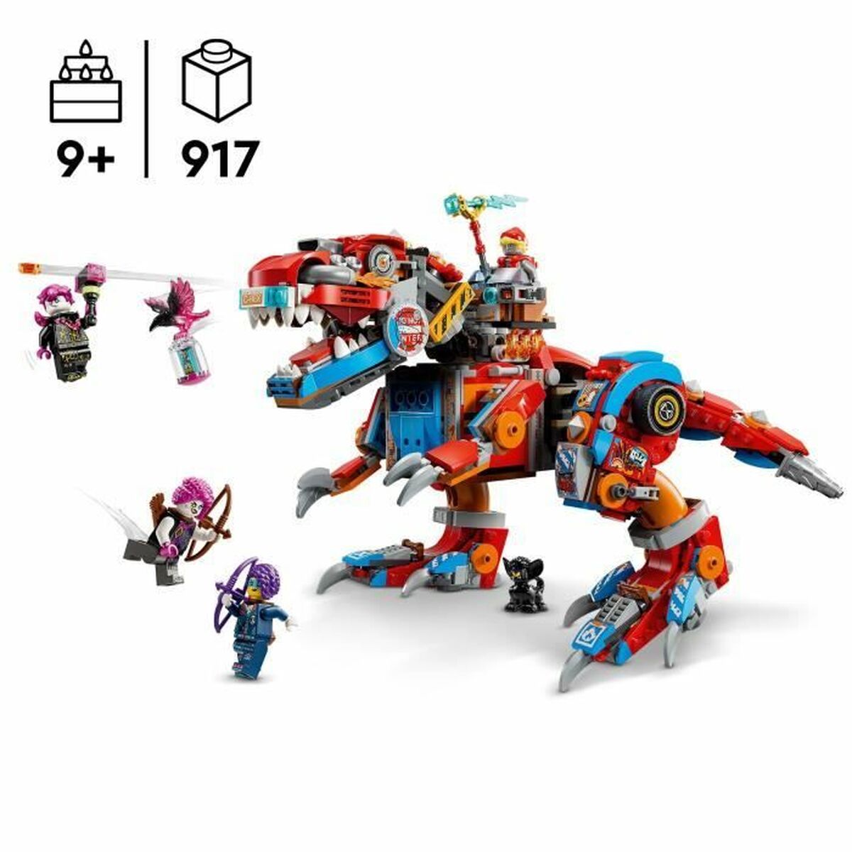 Set de Construcție Lego Cooper's C-Rex Dinosaur Robot Multicolor - Jucarii si jocuri