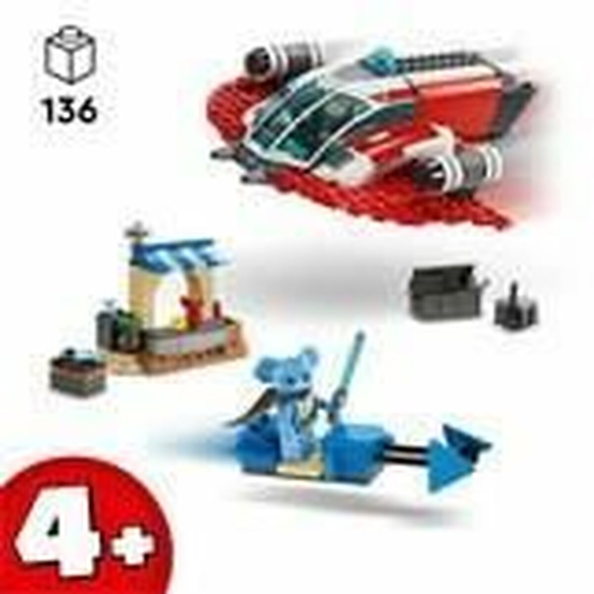 Set de Construcție Lego 75384 Star Wars The Crimson Firehawk Multicolor - Jucarii si jocuri