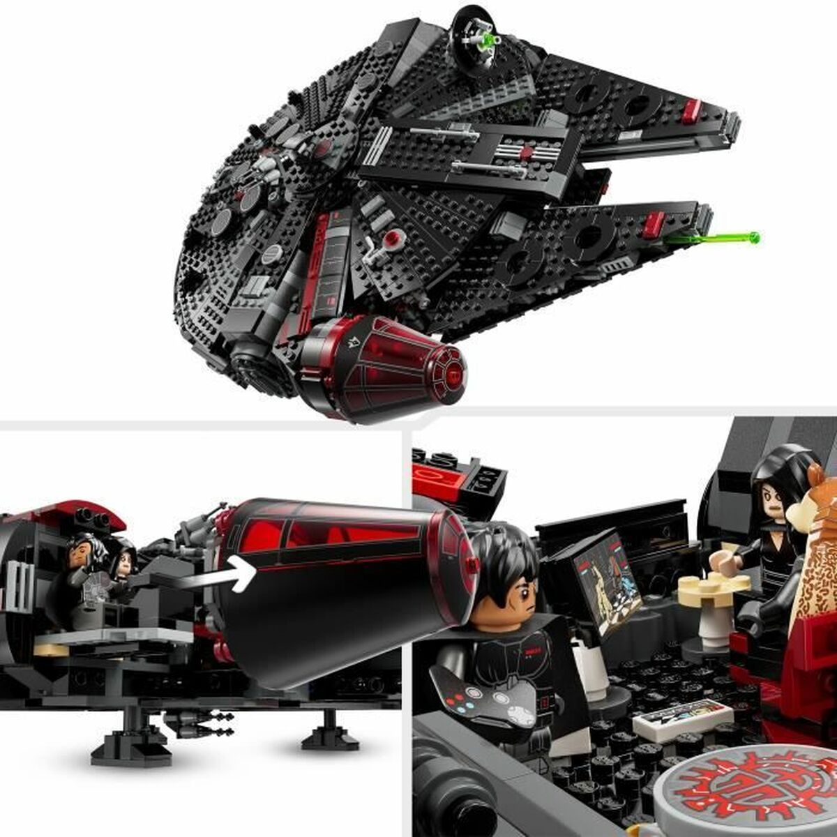 Set de Construcție Lego Star Wars 75389 Black Falcon Multicolor 1579 Piese - Jucarii si jocuri