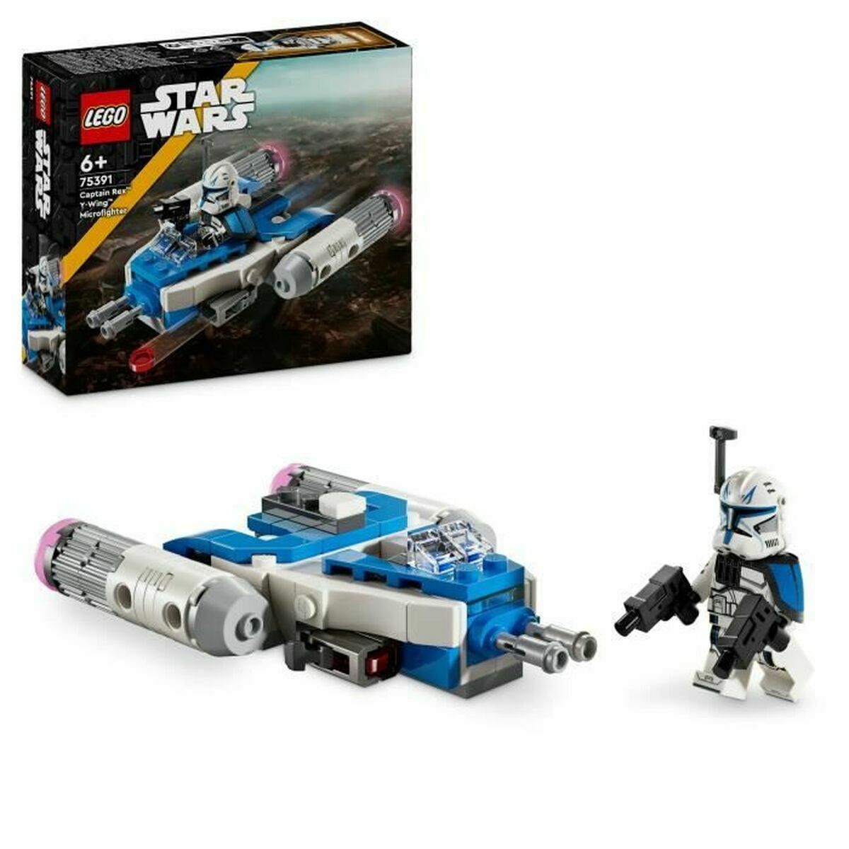 Set de Construcție Lego 75391 Captain Rex Y-Wing Microfighter Multicolor 99 Piese - Jucarii si jocuri