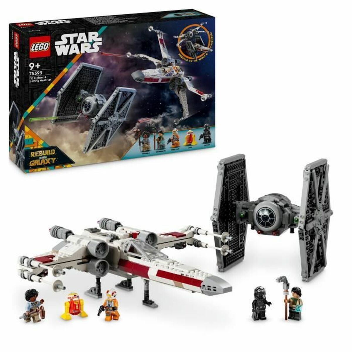 Set de Construcție Lego 75393 TIE Fighter and X-Wing Combiner 1063 Piese - Jucarii si jocuri