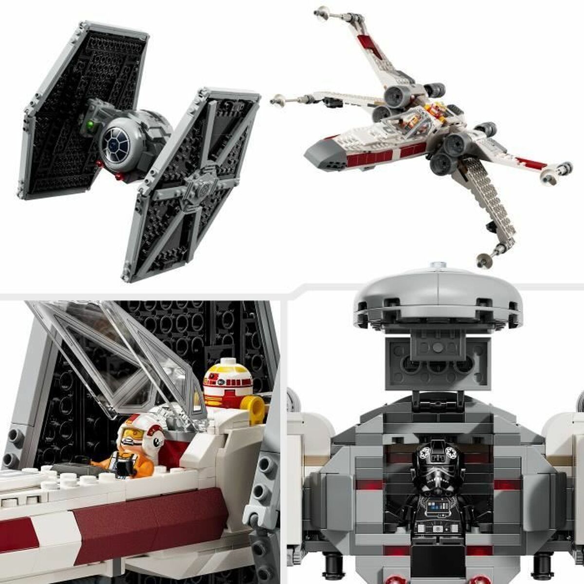 Set de Construcție Lego 75393 TIE Fighter and X-Wing Combiner 1063 Piese - Jucarii si jocuri