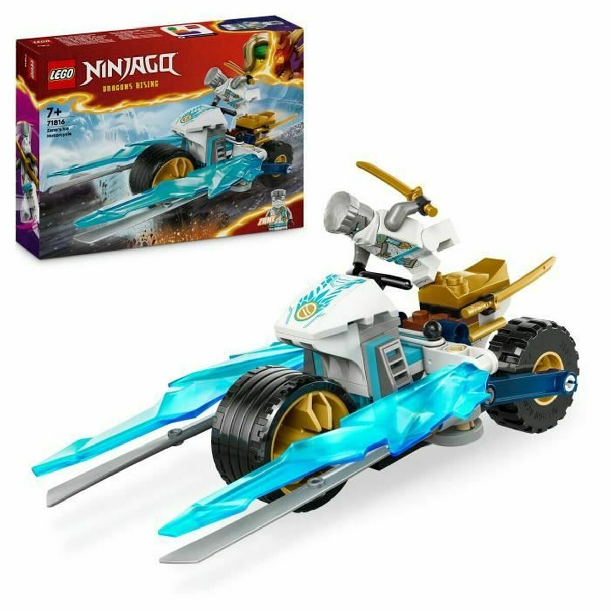 Set de Construcție Lego Ninjago 71816 Zane's Motorcycle Multicolor 84 Piese - Jucarii si jocuri