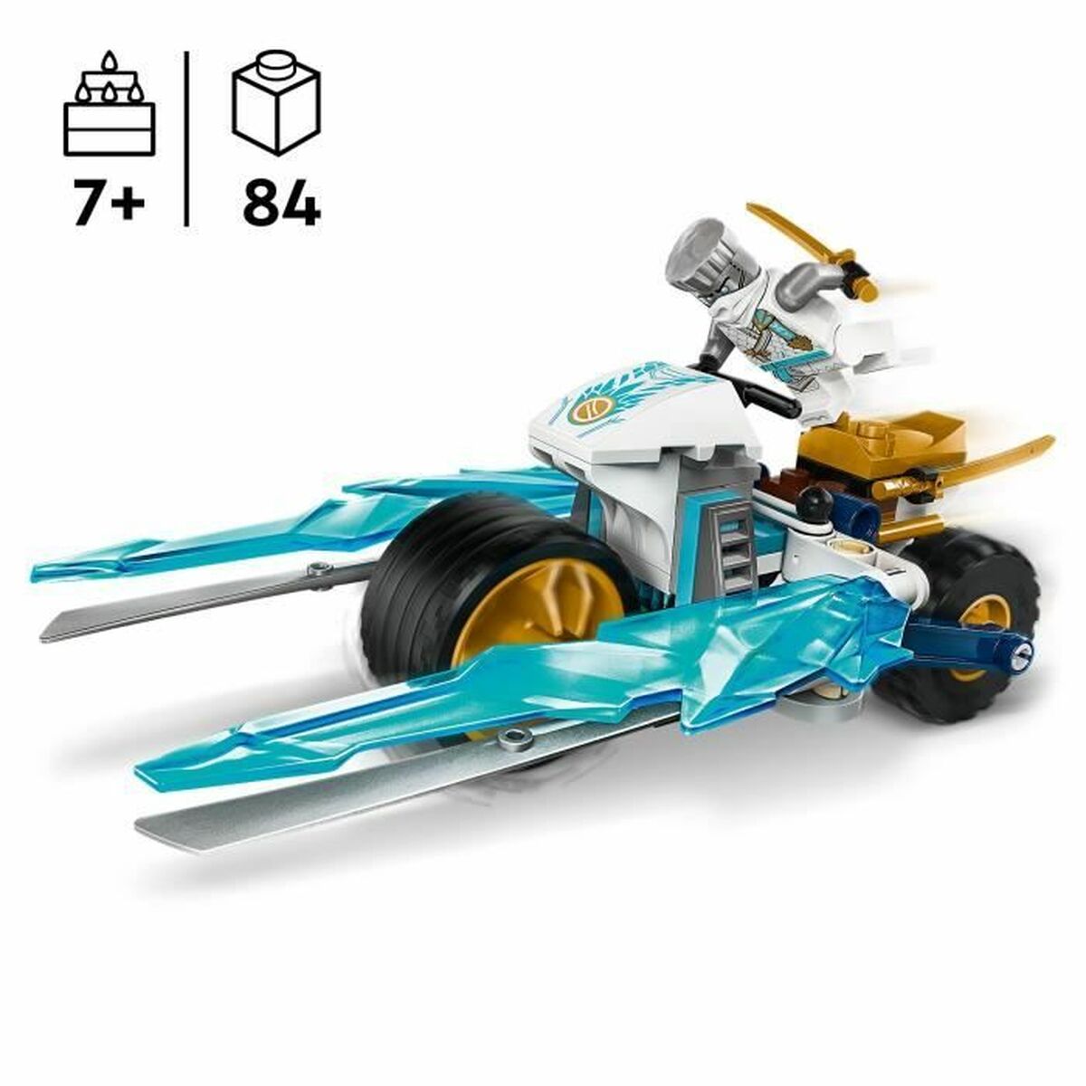 Set de Construcție Lego Ninjago 71816 Zane's Motorcycle Multicolor 84 Piese - Jucarii si jocuri
