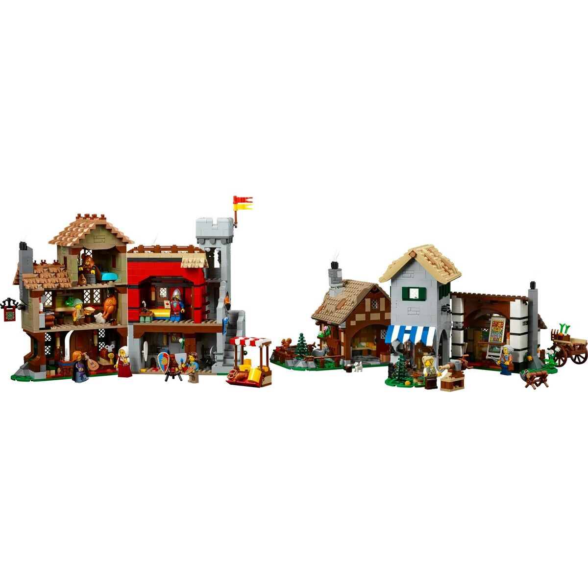 Set de Construcție Lego ICONS 10332 Medieval Town Square 3304 Piese - Jucarii si jocuri