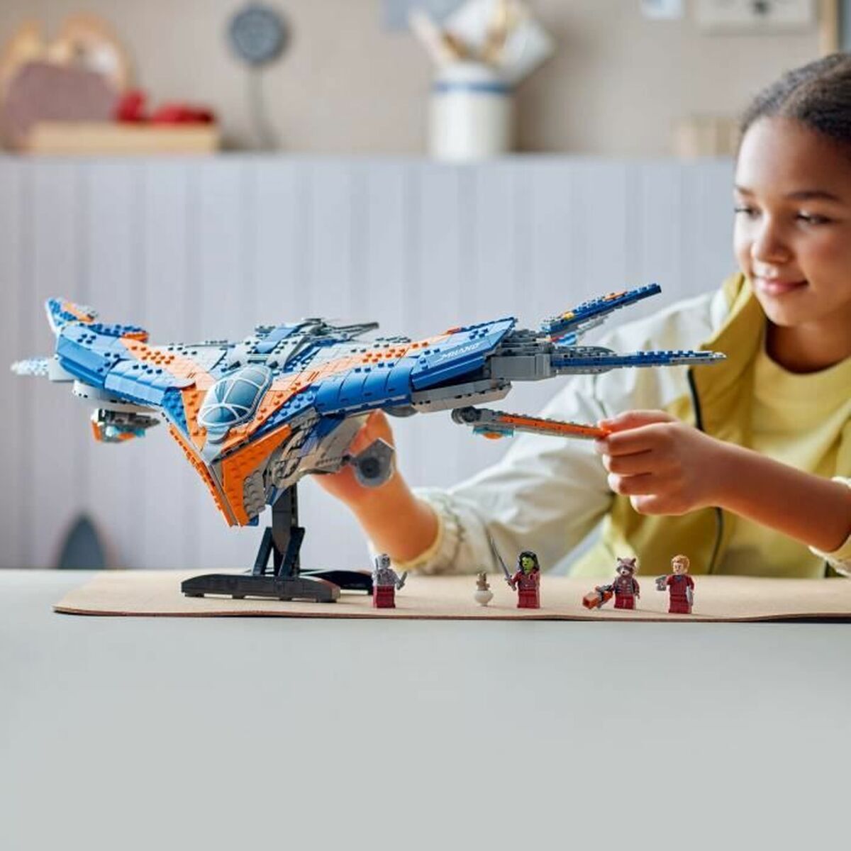 Set de Construcție Lego 76286 Guardians of the Galaxy: Milano Starship Multicolor 2090 Piese - Jucarii si jocuri