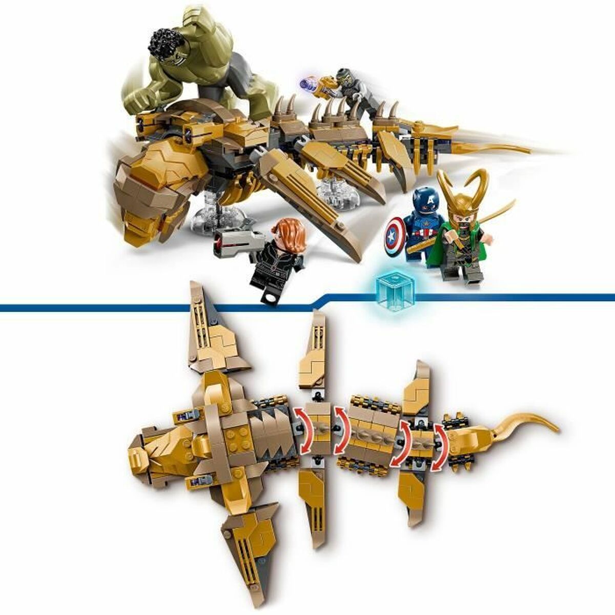 Set de Construcție Lego Marvel 76290 Avengers Leviathan Set 347 Piese - Jucarii si jocuri