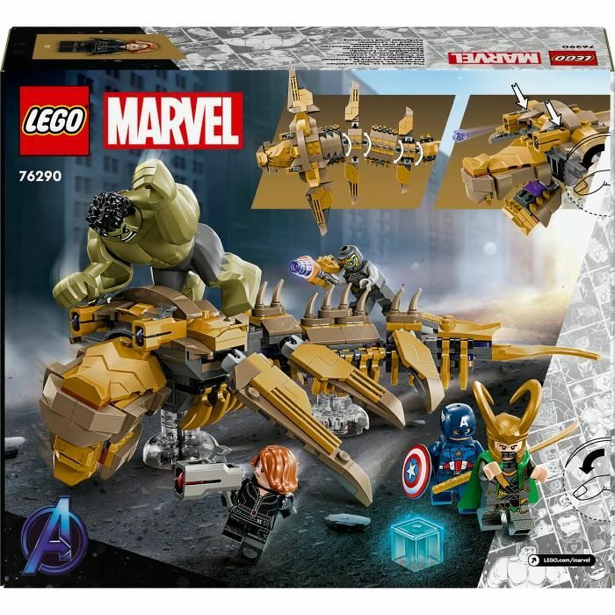 Set de Construcție Lego Marvel 76290 Avengers Leviathan Set 347 Piese - Jucarii si jocuri