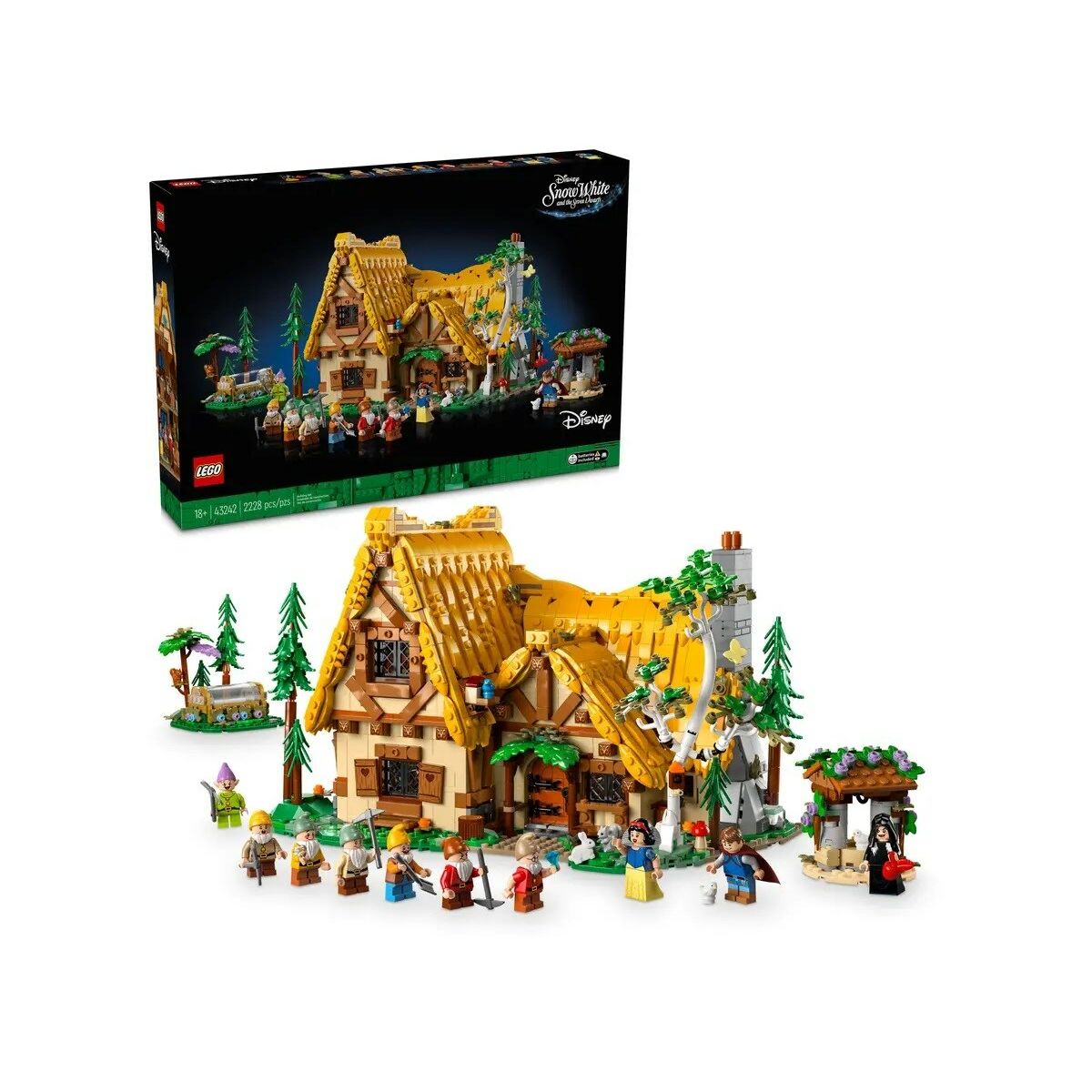 Set de Construcție Lego Casita de Blancanieves y los siete enanitos 2228 Piese - Jucarii si jocuri