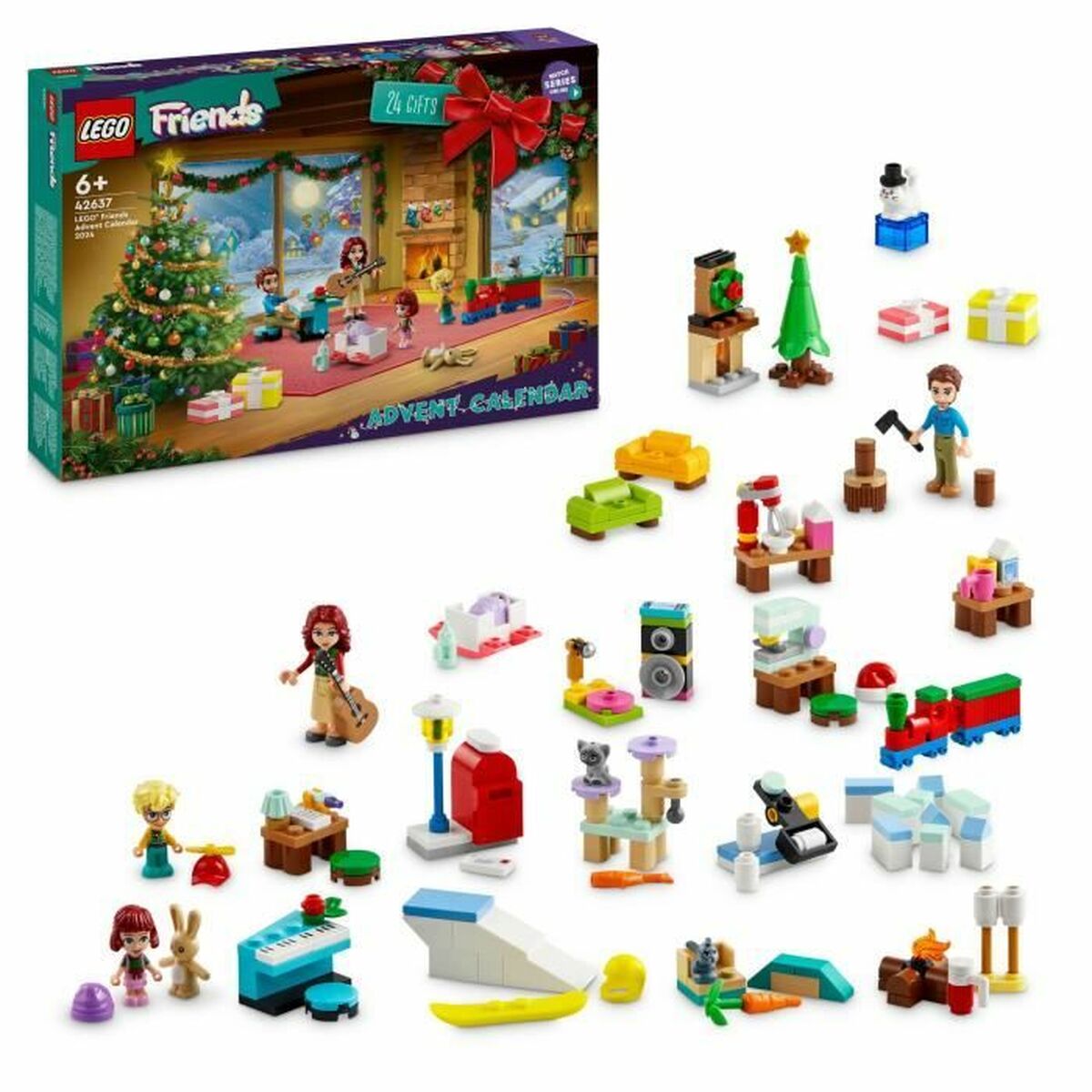 Set de Construcție Lego 42637 Advent Calendar 2024 Gifts Before Christmas Multicolor - Jucarii si jocuri