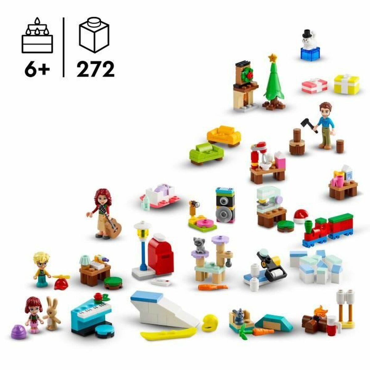 Set de Construcție Lego 42637 Advent Calendar 2024 Gifts Before Christmas Multicolor - Jucarii si jocuri