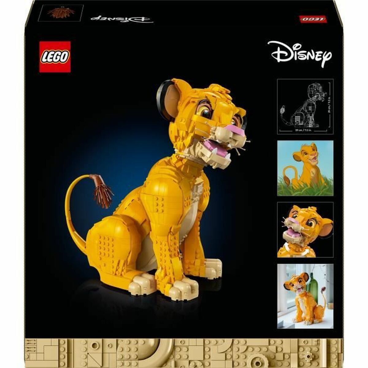 Set de Construcție Lego Disney Classic 43247 Simba, the Young Lion King Multicolor 1445 Piese - Jucarii si jocuri