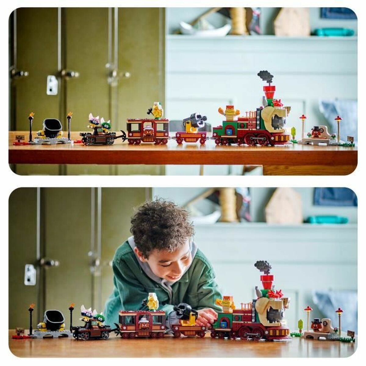 Set de Construcție Lego 71437 Bowser's Express Train Multicolor 1392 Piese - Jucarii si jocuri