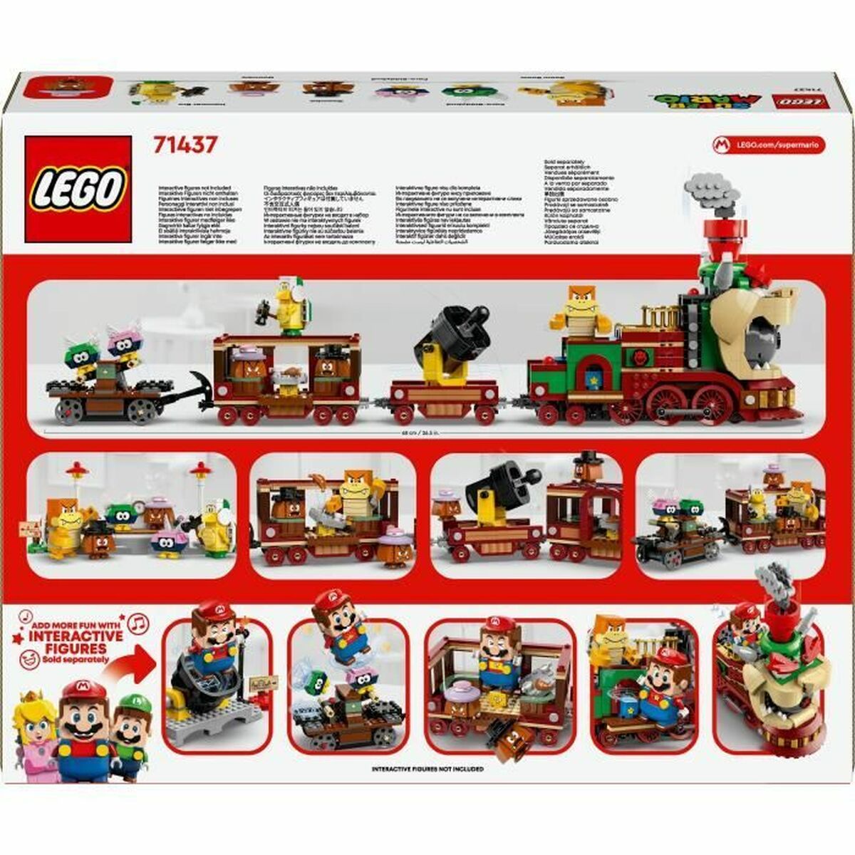 Set de Construcție Lego 71437 Bowser's Express Train Multicolor 1392 Piese - Jucarii si jocuri