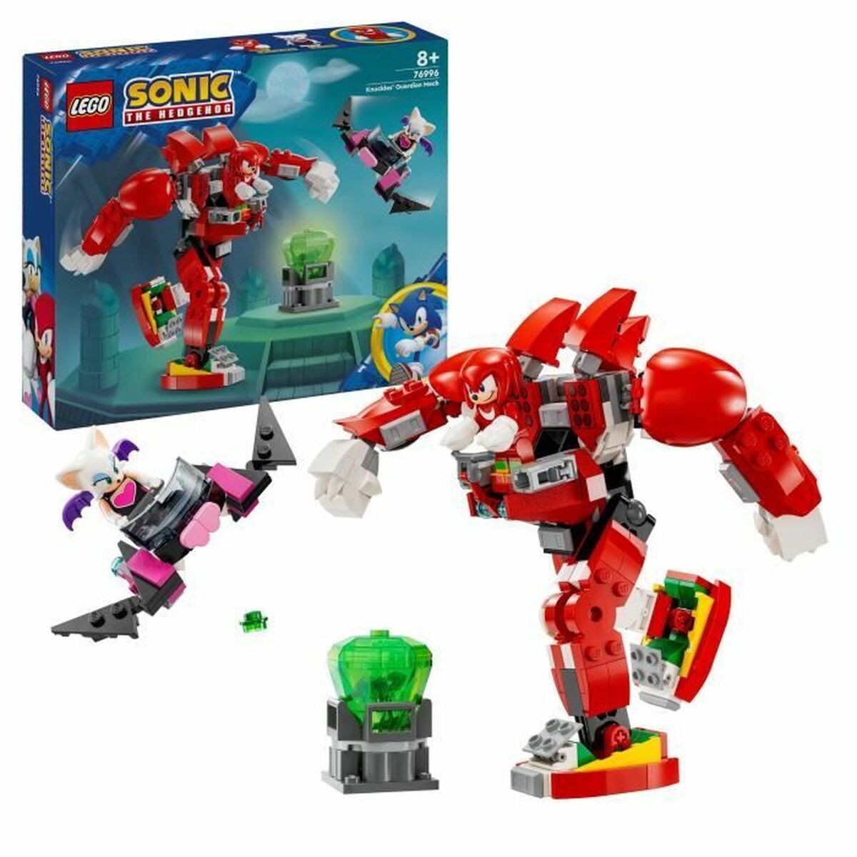 Set de Construcție Lego 76996 Sonic The Hedgehog Knuckles' Robot Guardian Multicolor - Jucarii si jocuri