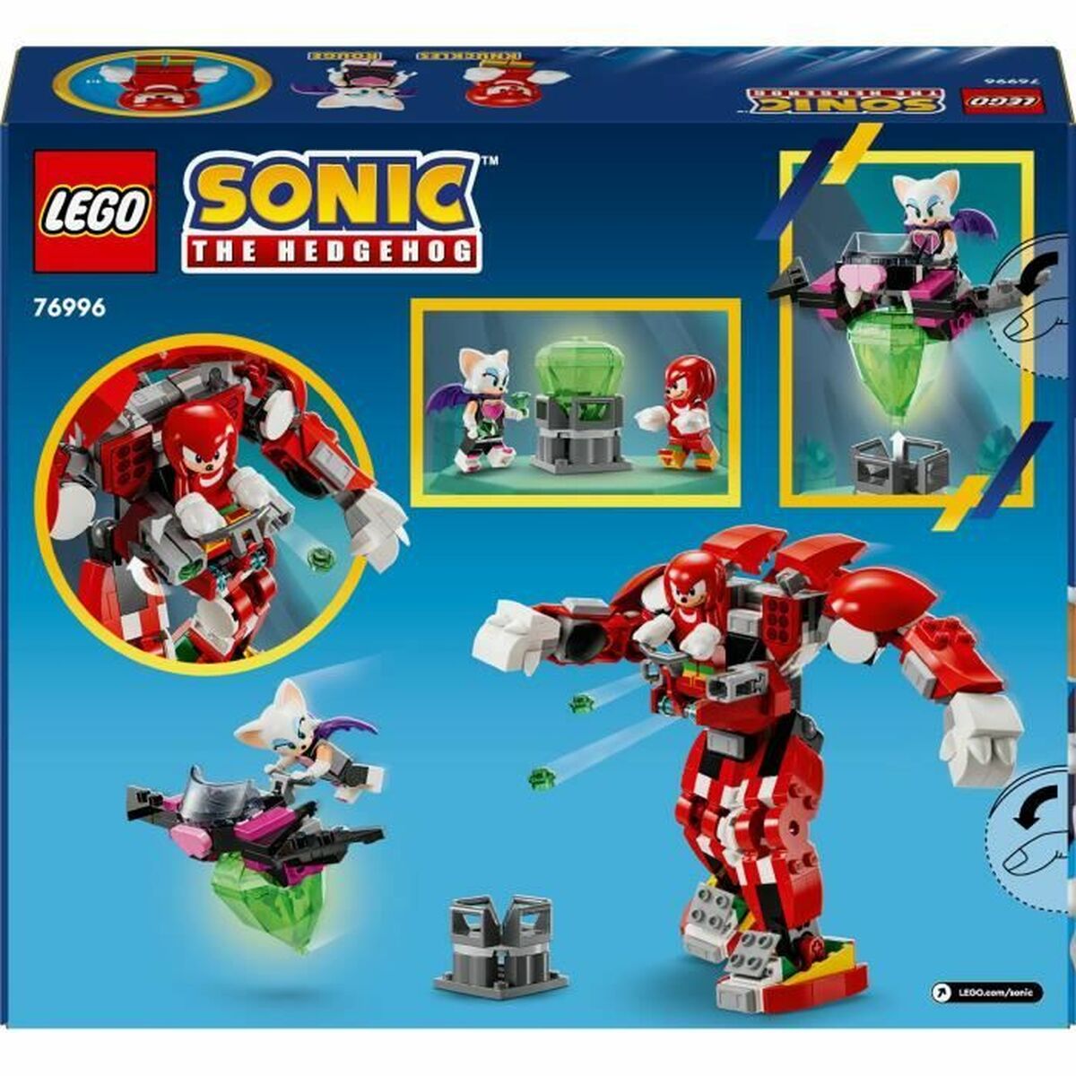 Set de Construcție Lego 76996 Sonic The Hedgehog Knuckles' Robot Guardian Multicolor - Jucarii si jocuri