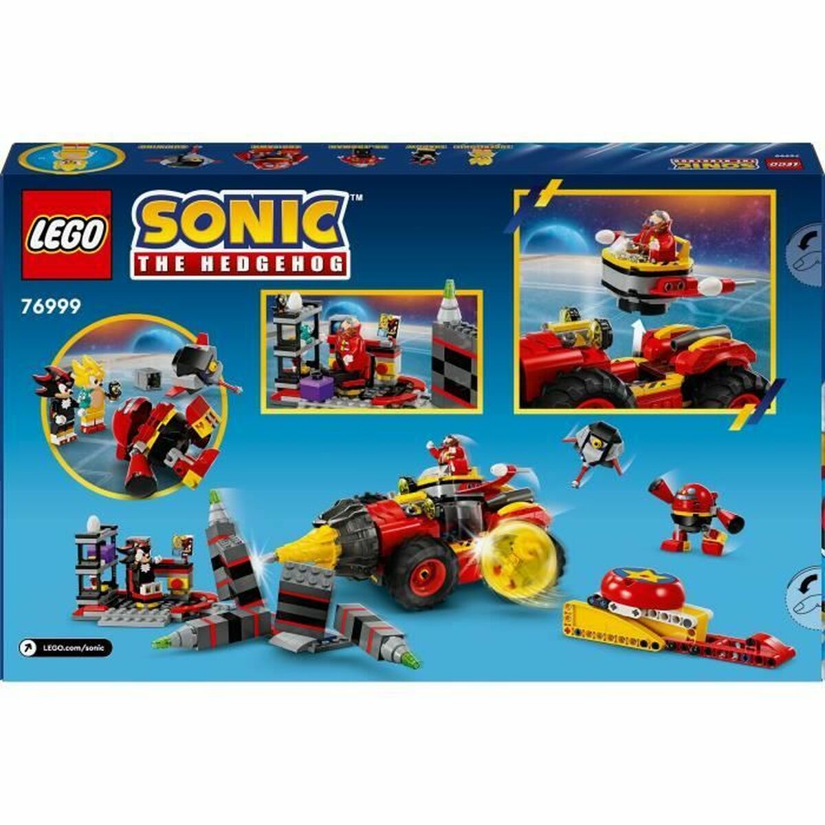 Set de Construcție Lego Sonic the Hedgehog 76999 Super Sonic vs. Egg Drillster 590 Piese - Jucarii si jocuri