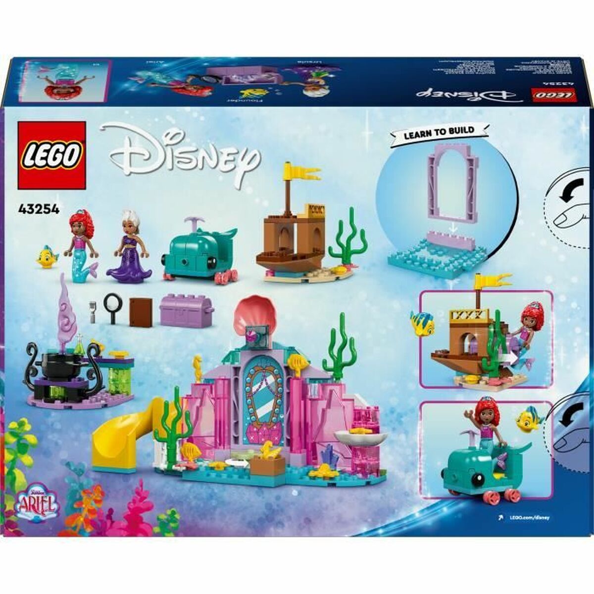 Set de Construcție Lego Disney Princess 43254 Ariel's Crystal Cave Multicolor 141 Piese - Jucarii si jocuri
