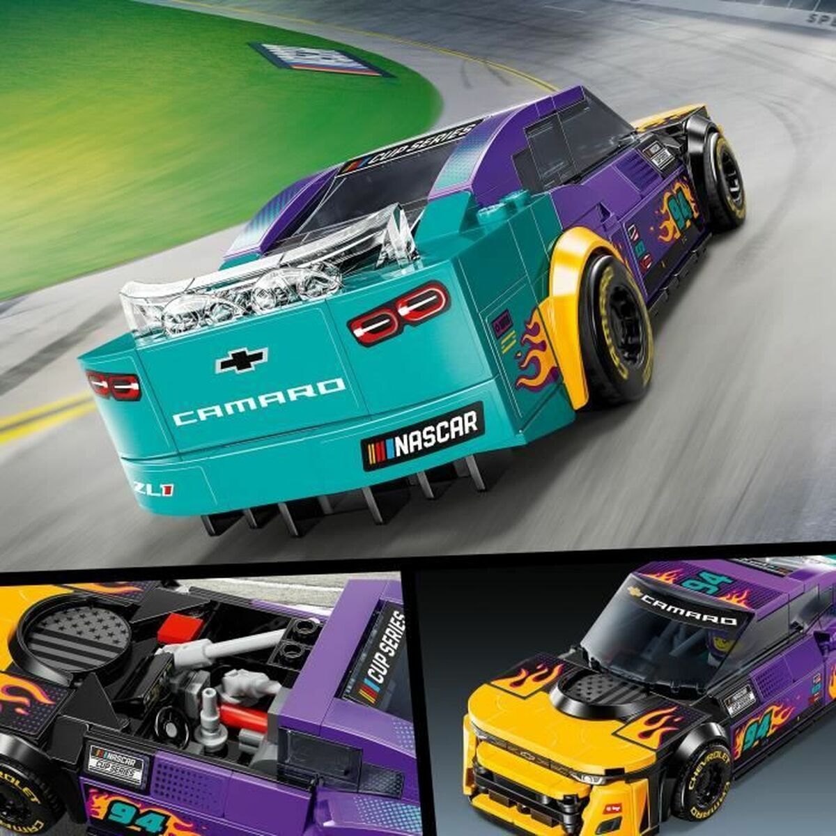 Set de Construcție Lego NASCAR Next Gen Chevrolet Camaro ZL1 Multicolor 328 Piese - Jucarii si jocuri