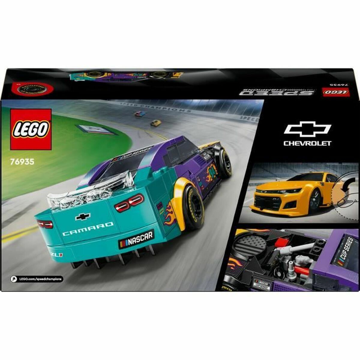 Set de Construcție Lego NASCAR Next Gen Chevrolet Camaro ZL1 Multicolor 328 Piese - Jucarii si jocuri