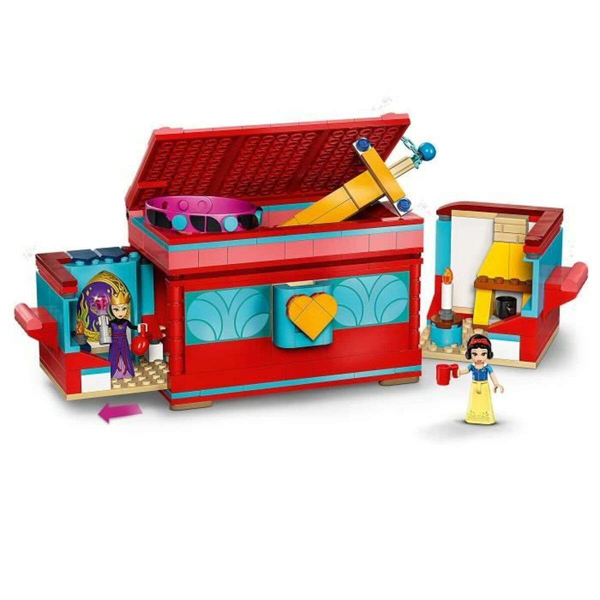Set de Construcție Lego 43276 Snow White's Jewelry Box Multicolor 358 Piese - Jucarii si jocuri