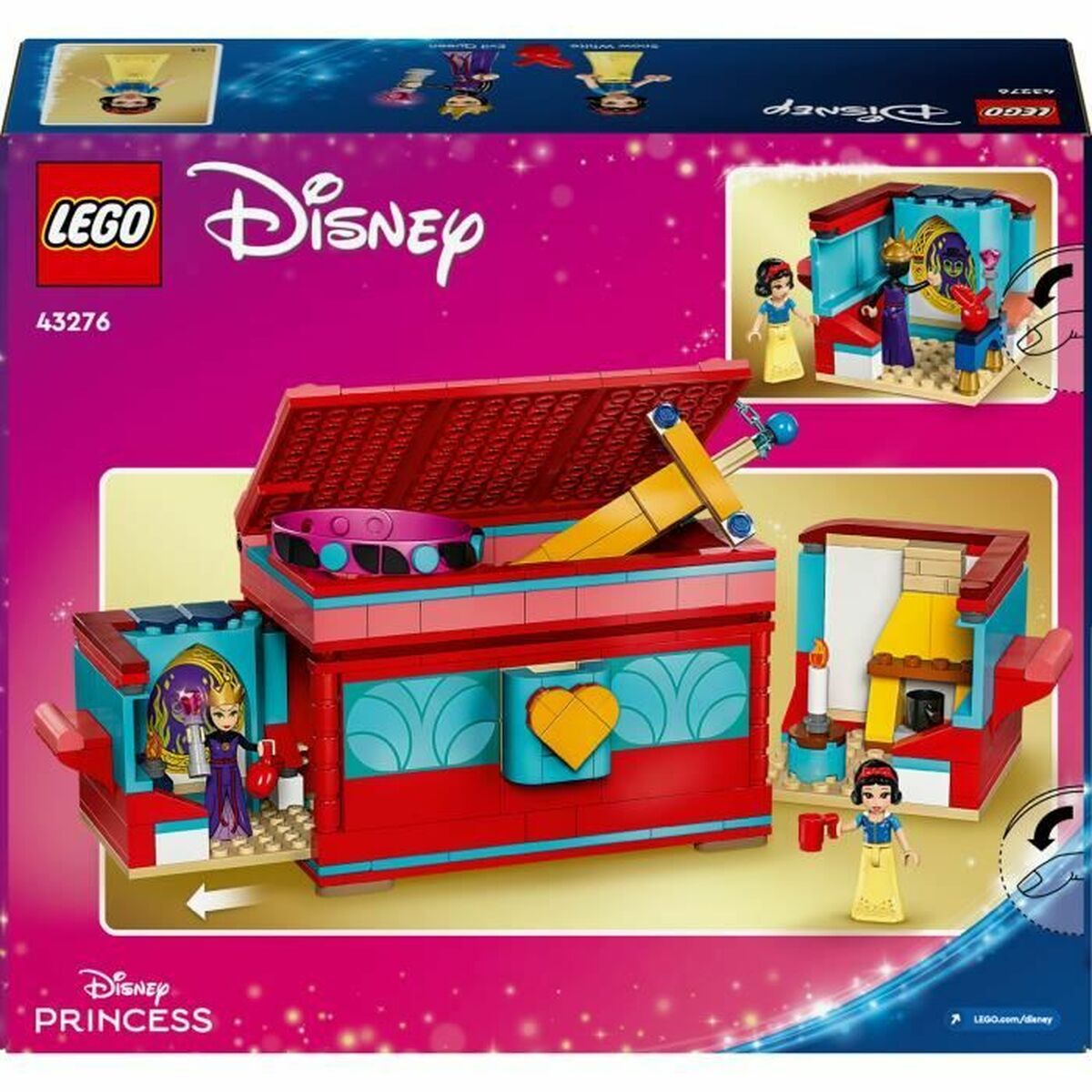 Set de Construcție Lego 43276 Snow White's Jewelry Box Multicolor 358 Piese - Jucarii si jocuri