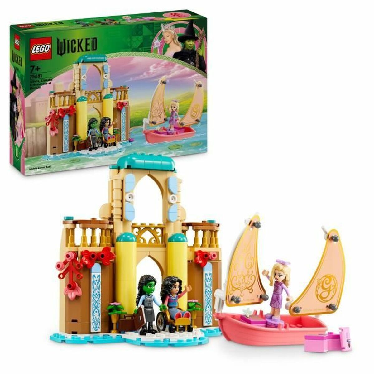 Set de Construcție Lego Wicked 75681 Glinda Elphaba and Nessarose at Shiz University 304 Piese - Jucarii si jocuri