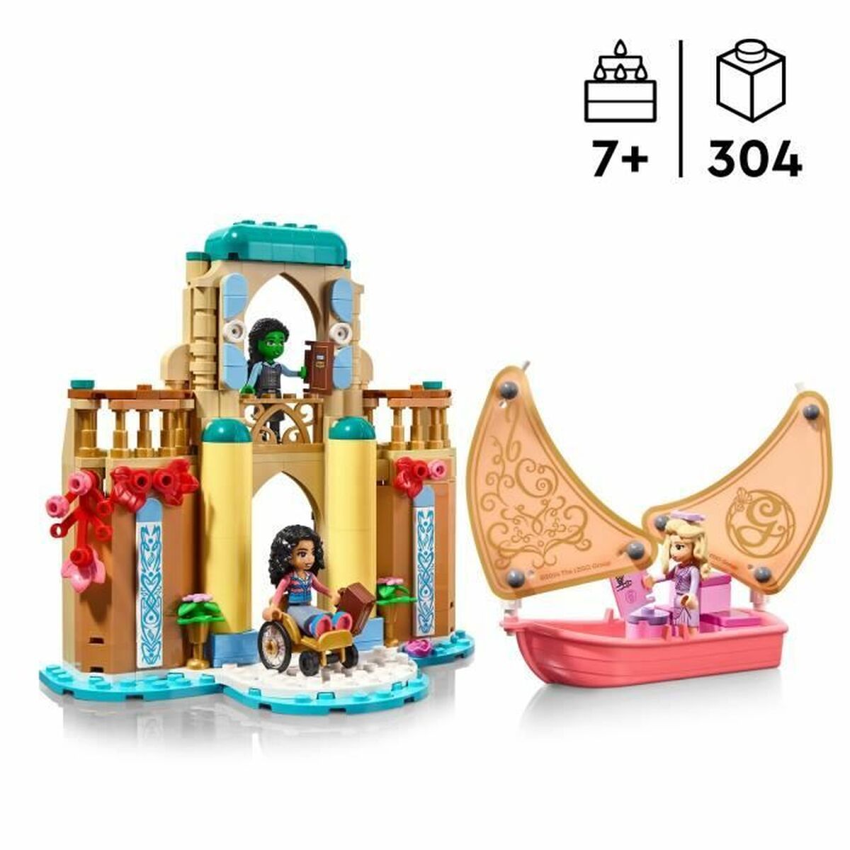 Set de Construcție Lego Wicked 75681 Glinda Elphaba and Nessarose at Shiz University 304 Piese - Jucarii si jocuri